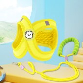 狗狗牵引绳中小型犬防挣脱遛狗绳泰迪柴犬狗胸背猫绳防勒透气狗绳