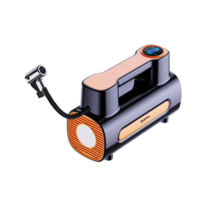 车载充气泵打气泵汽车用大功率电动便携式轮胎12v高压双缸打气筒