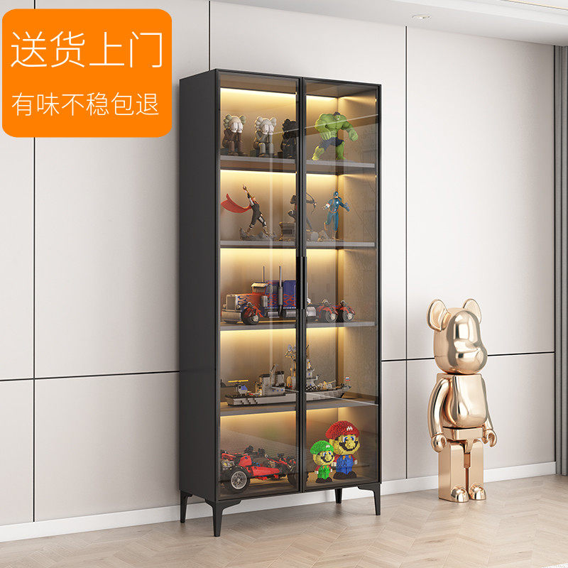 手办展示柜轻奢玻璃门模型玩具收纳柜子雕塑陈列书柜储物柜子,商业/办公家具,手办柜/潮玩柜/玩具柜/模型柜,淘宝优惠券,粉丝福利购,淘宝优惠卷