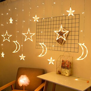 星星灯满天星小彩灯过年led装饰灯楼房阳台闪灯串串灯气氛围布置