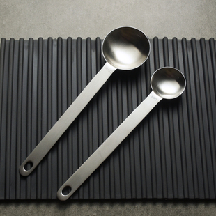 304不锈钢咖啡豆量勺长柄咖啡勺子奶粉勺茶叶勺烘焙15毫升量勺匙