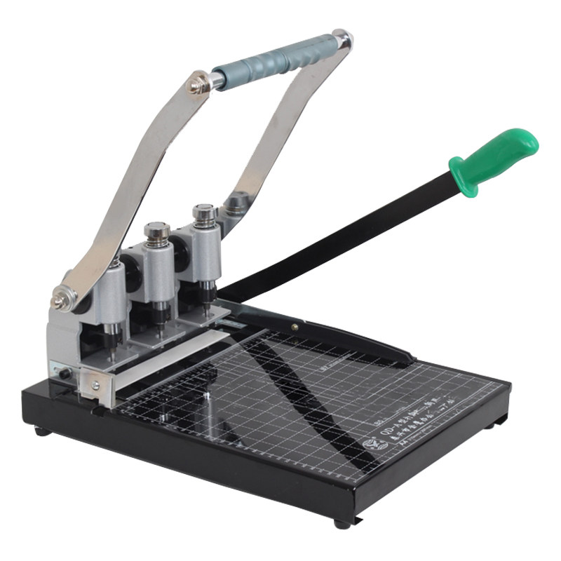 升级型人事打孔机干部人事档案专业打孔机三孔打孔切纸两用打孔机