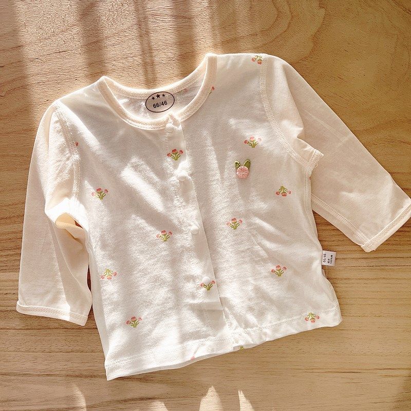 夏季婴儿纯棉长袖T恤空调衣服婴儿上衣男女宝宝夏季睡衣薄款A类,童装/婴儿装/亲子装,家居服上装,淘宝优惠券,粉丝福利购,淘宝优惠卷