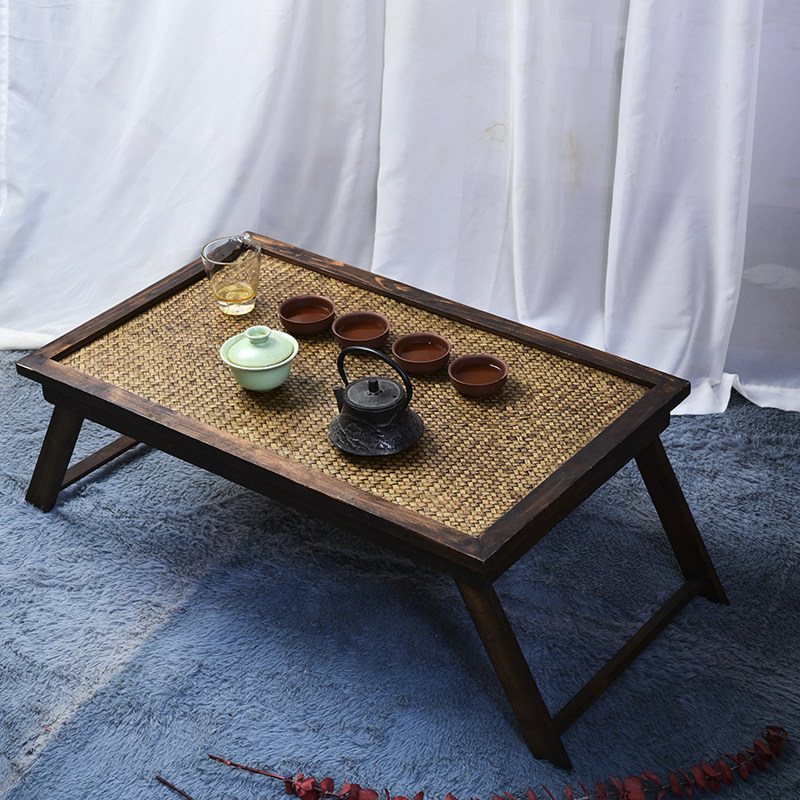 日式禅意家用折叠炕桌矮桌飘窗小茶几榻榻米桌子阳台茶桌实木茶台,住宅家具,炕几/飘窗几,淘宝优惠券,粉丝福利购,淘宝优惠卷