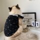 猫咪狗狗春夏荷叶边碎花打底宠物甜美可爱衣服泰迪布偶弹力防掉毛