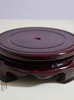 10元/木质刷漆底座/陶瓷花瓶配套产品/家庭装饰品/工艺摆设品