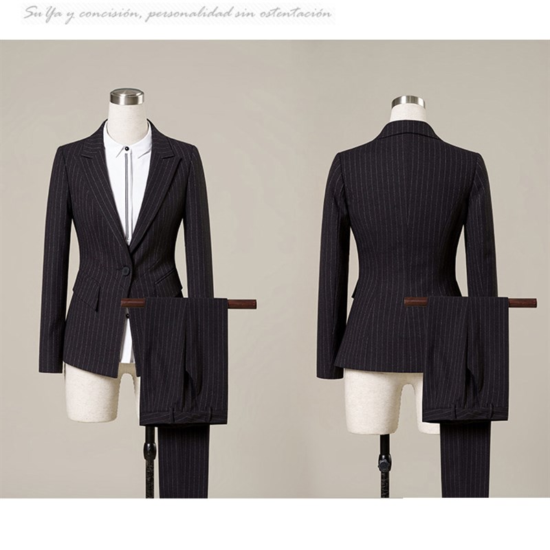 西装布料面料半身裙高档男女秋冬服装毛条纹裤子布料抗皱混纺面料