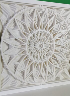 叠雕创意送礼艺术装置立体壁饰客厅入户玄关墙面装饰挂件北欧墙饰