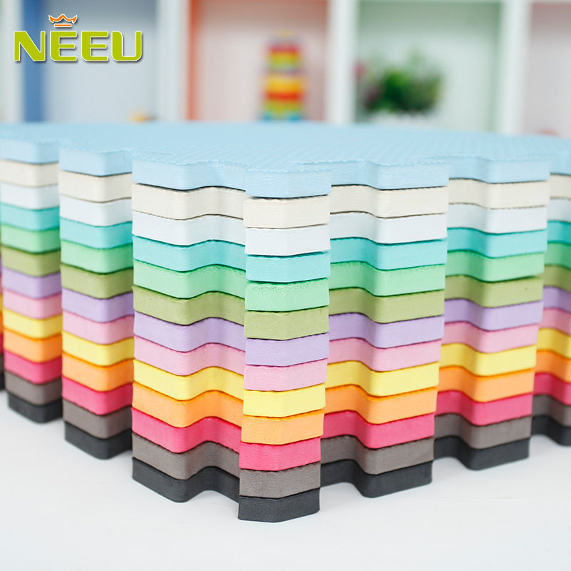 卧室寝室宿舍拼接地毯塑料地板儿童宝宝拼图爬行垫泡沫地垫30*30