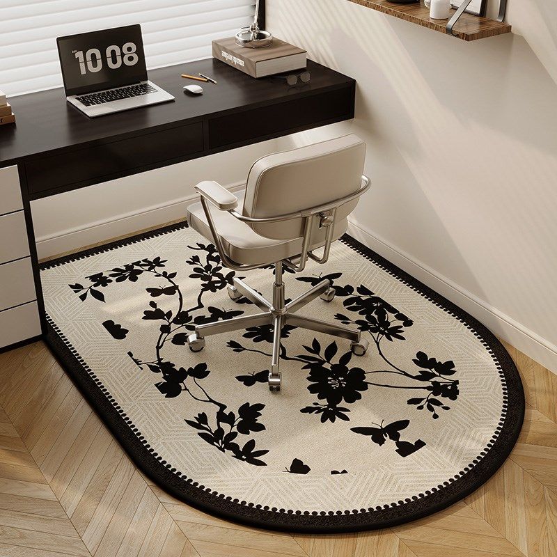 电脑椅地垫高级感书房化妆台卧室椅子法式轻奢书桌下地毯转椅脚垫,居家布艺,转椅地垫,淘宝优惠券,粉丝福利购,淘宝优惠卷