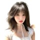 假发女片头顶增发量真发遮盖白发法式 齐刘海自然前额高颅顶假发片