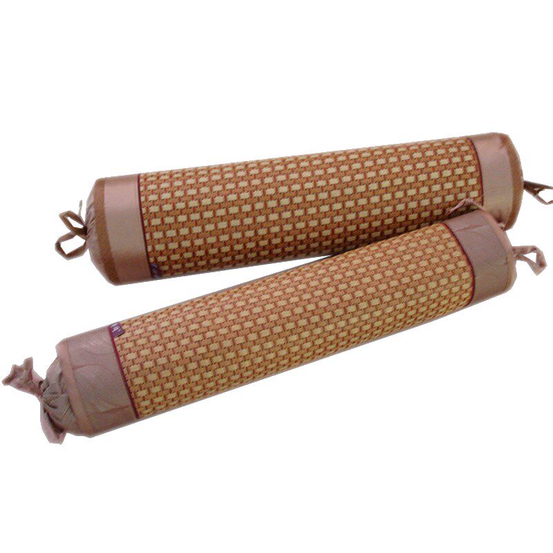 凉席枕头竹凉枕夏天颈椎枕荞麦护颈枕茶枕修复矫正糖果圆柱夏季