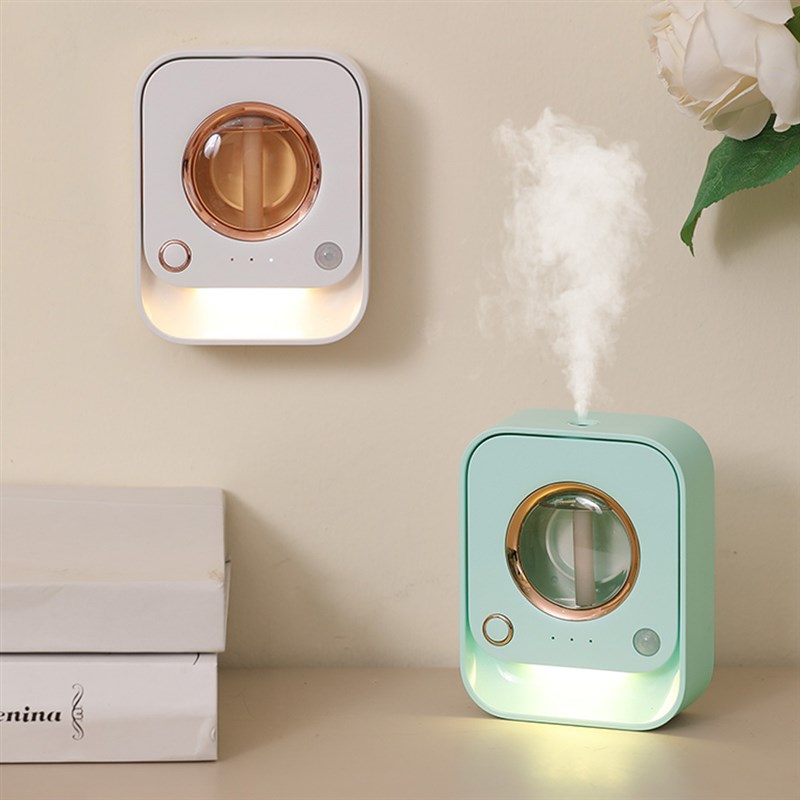 充电人体感应款香薰机带小夜灯酒店客厅房间厕所免插电香氛扩香机