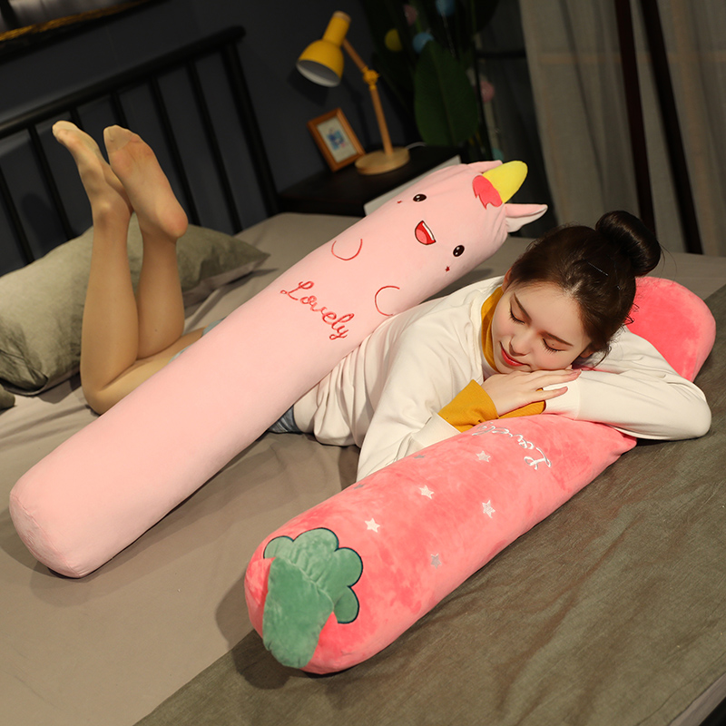 抱枕长条枕睡觉圆柱形靠枕枕头糖果枕儿童孕妇靠垫可拆洗枕套夹腿