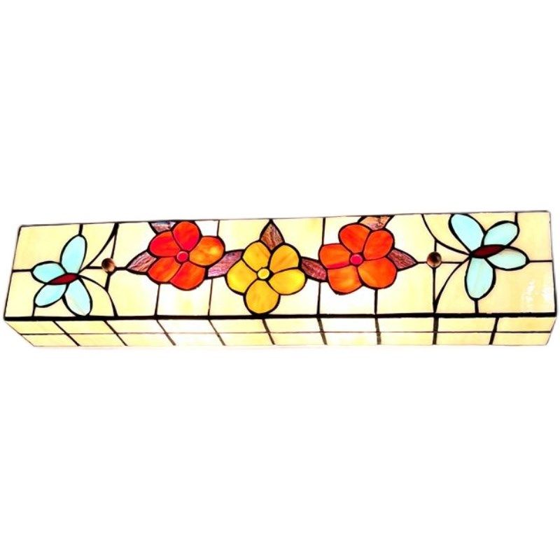 欧式玻璃壁画灯客厅背景墙装饰灯卧室床头灯镜前灯长方形温馨壁灯,家装灯饰光源,壁灯,淘宝优惠券,粉丝福利购,淘宝优惠卷