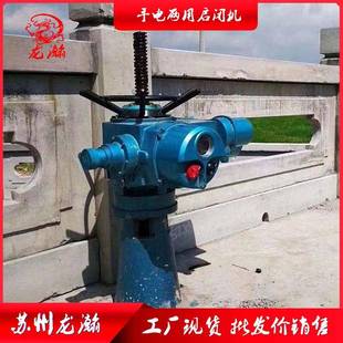 龙瀚启闭机销售丝杆启闭机单又吊点启闭机闸门堰门手电两用启闭机