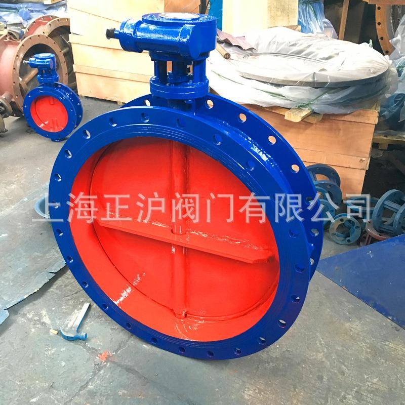 厂家直销手动涡轮通风蝶阀D341W-1C/2.5C/6CDN500铸钢通风蝶阀