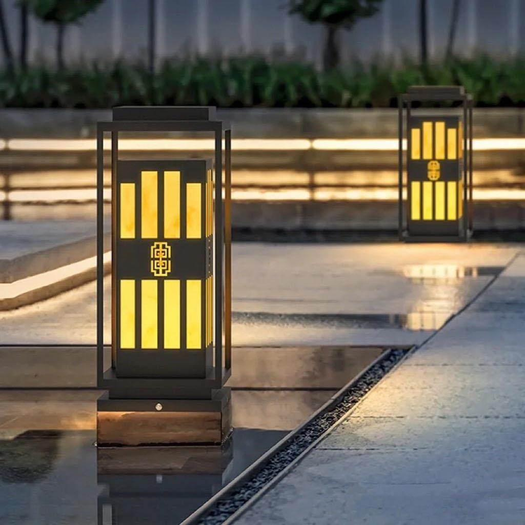 工厂定做0.6米方框草坪灯新中式简约园林LED照明草坪灯庭院灯,家装灯饰光源,草坪灯,淘宝优惠券,粉丝福利购,淘宝优惠卷