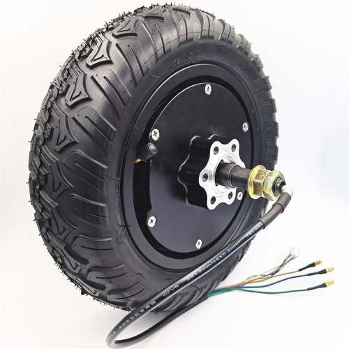 10寸电动轮椅电机 可内置编码器平衡车电机无人车轮毂电机