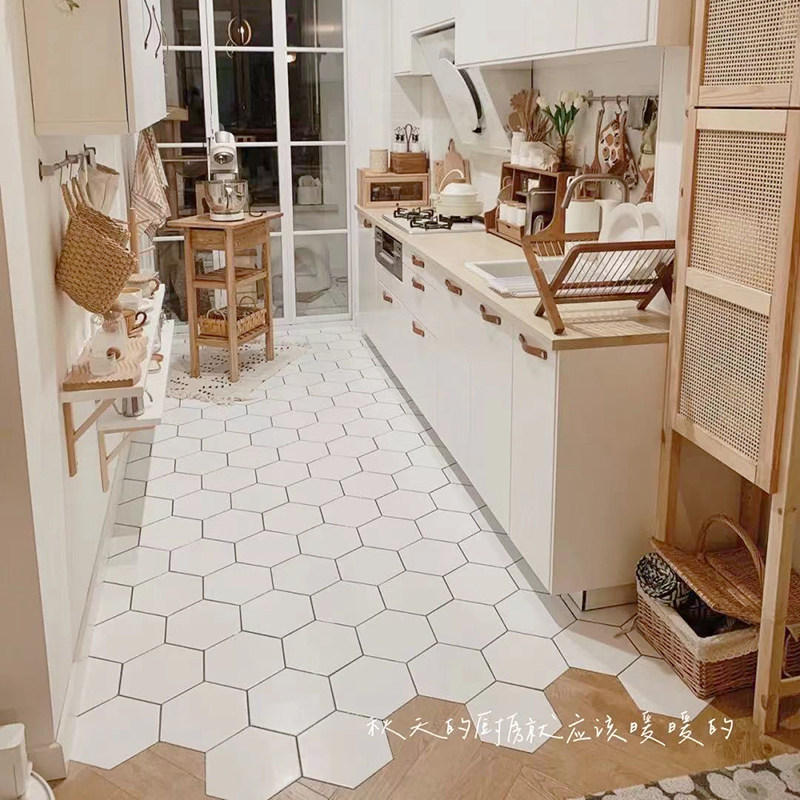 简约阳台花砖地垫PVC皮革免洗地垫厨房入户可定制地毯满铺防水垫,居家布艺,地毯,淘宝优惠券,粉丝福利购,淘宝优惠卷