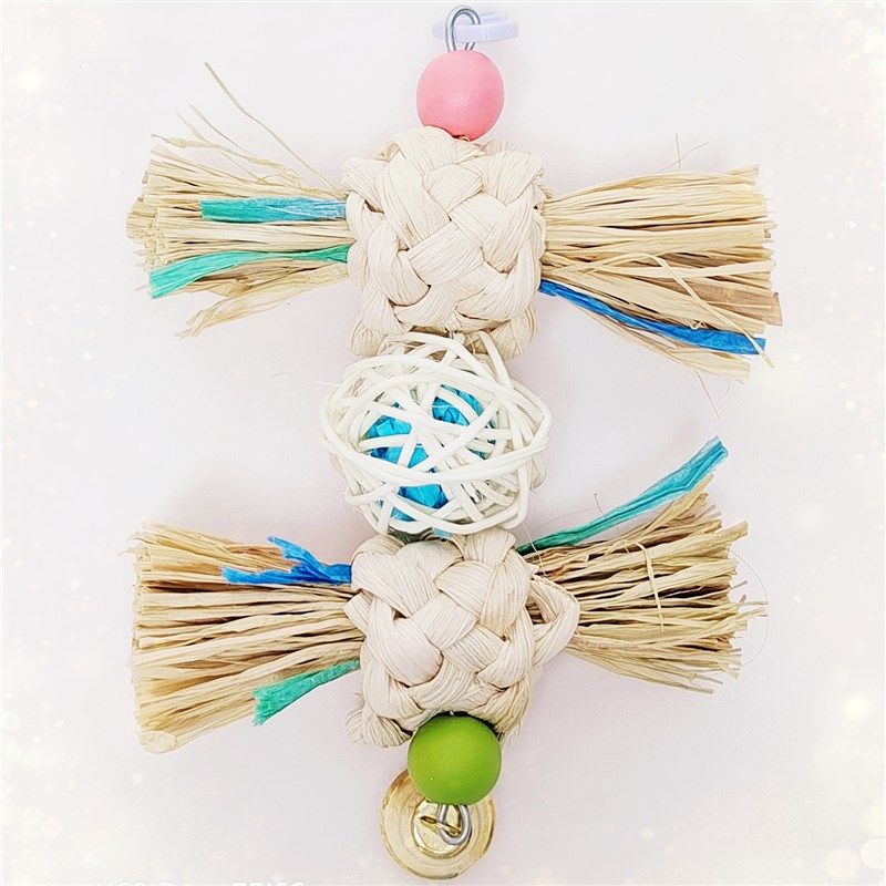 迷你鹦鹉啃咬玩具小鸟笼装饰藤球玄凤牡丹虎皮抓咬磨嘴挂串木用具,宠物/宠物食品及用品,鸟玩具,淘宝优惠券,粉丝福利购,淘宝优惠卷