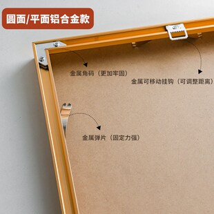 正方形细窄边相框挂墙拍立得空框简约画框装裱定制33X50X35X30X40