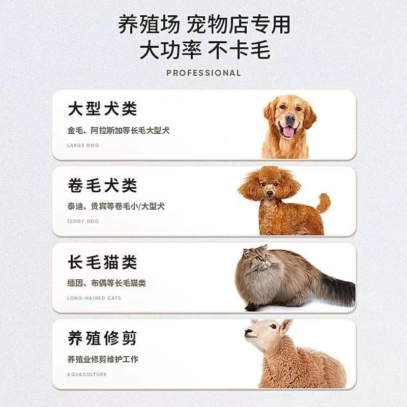 专业狗狗剃毛器宠物电推剪猫咪泰迪大型犬大功率电推子宠物店专用