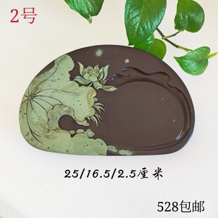 攀枝花苴却砚砚台摆件黄膘绿膘文房四宝出墨实用歙砚老坑端砚洮砚