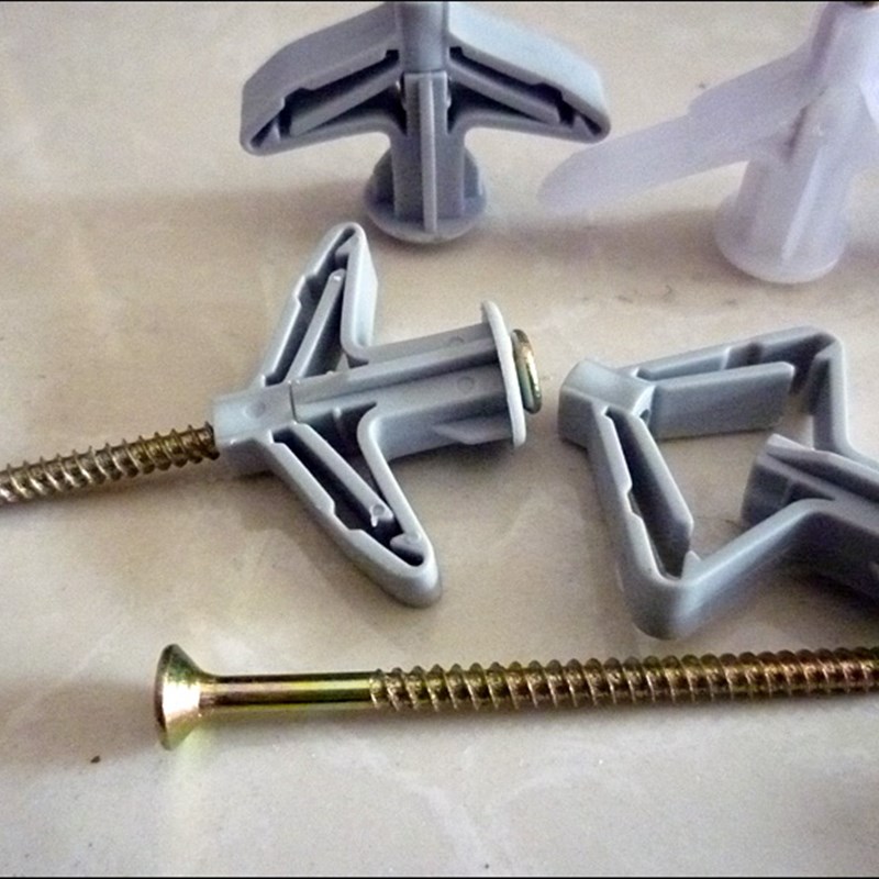 飞机膨胀 包邮 不锈钢尼龙塑料 飞机膨胀管螺丝 石膏板 中空膨胀