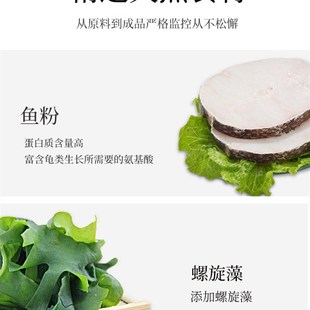 海豚金装名龟粮龟类配合饲料石金钱龟料火焰龟斑点池龟水龟通用粮