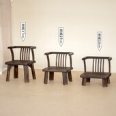 实木餐椅榻榻米座椅矮款 小椅子阳台休闲茶几椅家用靠背凳子餐桌椅