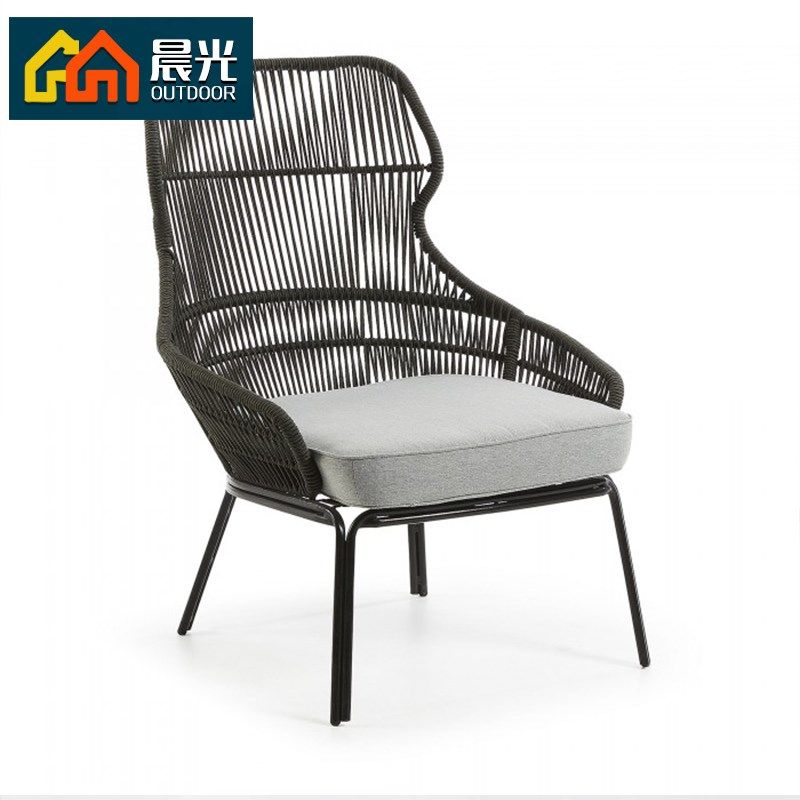 户外藤椅躺椅样板间客厅设计师休闲庭院露台家用阳台单人沙发椅,住宅家具,阳台椅,淘宝优惠券,粉丝福利购,淘宝优惠卷