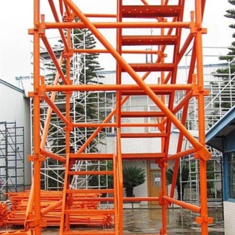 宁夏安全梯笼基坑爬梯桥梁施工盖梁操作平台防护梯笼源头厂