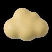 新款 爱云朵外侧面挂钩免打创意强力粘柜子旁挂衣钩单个