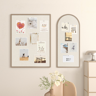 照片墙装饰创意相框墙上相册墙背景墙高级感相册墙免打孔毛毡
