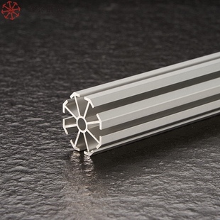 标摊展位搭建立柱 小孔八棱柱铝材 八角柱 细心柱书画展板立柱