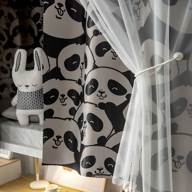 大学生宿舍床帘蚊帐一体式寝室上铺下铺女日系加厚强遮光床幔帘子