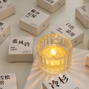 香里藏诗香薰蜡烛室内持久家用摆件房间卧室女生淡香礼盒礼物生日