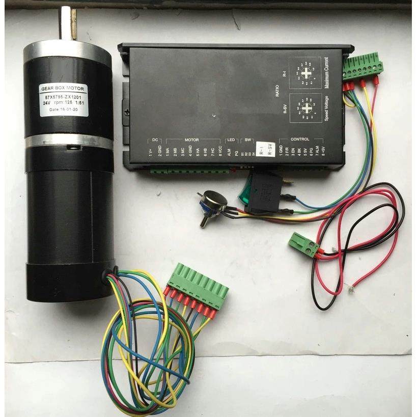 直流无刷外置驱动57X5795-ZX1201行星减速电机