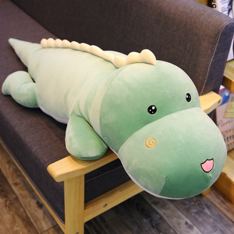 恐龙毛绒玩具长条睡觉夹腿抱枕男生款可拆洗床上大号压缩玩偶公仔