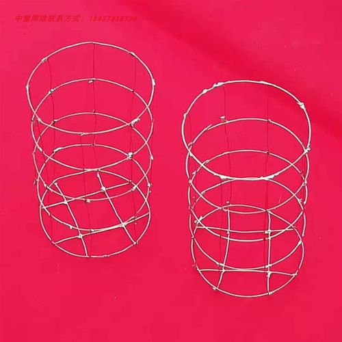 棉花检测圆筒形铜丝筐2.7克0.3方形铜丝篓实验室试管篓沥水筐