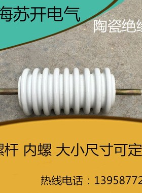 高压胶装绝缘子ZN10隔离开关支柱瓷瓶 拉杆 10KV白色电车电力陶瓷