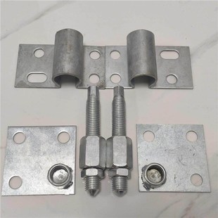 鼎峰铁艺庭院大门升降门轴活页家用不锈钢门铰链天地可调节零配件