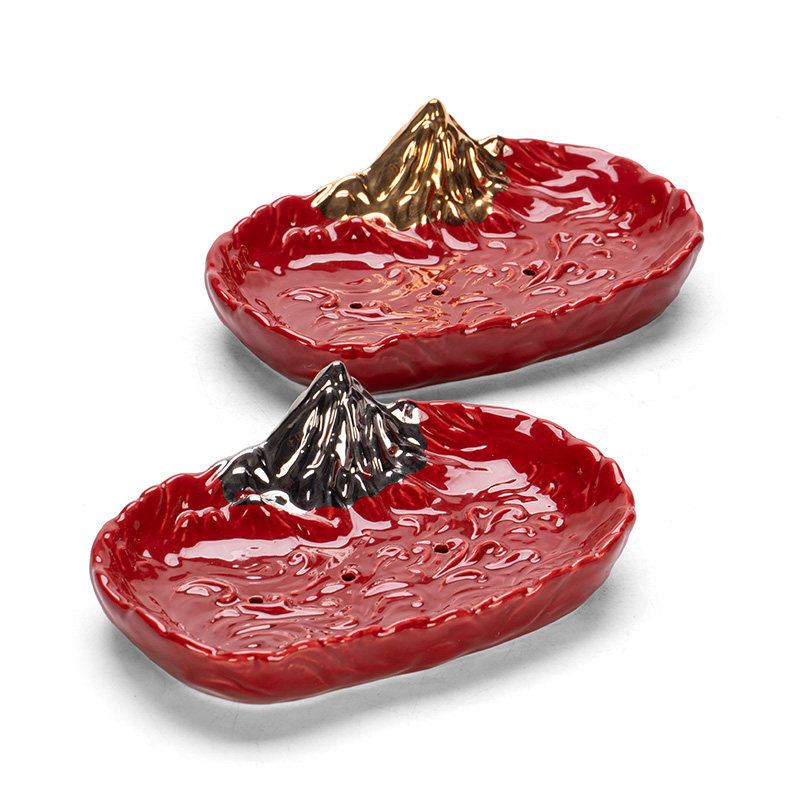 结婚香皂盒红色陶瓷家用浴室沥水婚房一对速干肥皂盒陪嫁婚庆用品,家庭/个人清洁工具,皂盒,淘宝优惠券,粉丝福利购,淘宝优惠卷