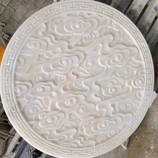 石雕汉白玉浮雕壁画晚霞红青石庭院影壁墙玄关富贵地雕福字