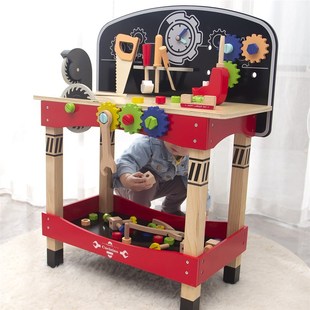 木制儿童修理工具箱男孩台益智仿真过家家宝宝拧螺丝装