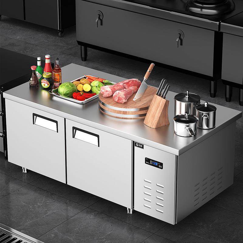 平冷柜冷藏工作台冰柜商用冰冻柜不锈钢操作台冰箱保鲜厨房