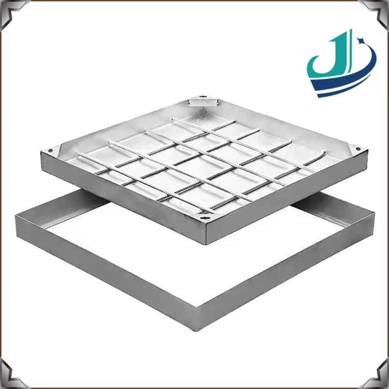 304不锈钢井盖 市政道路排水工程下沉式隐形装饰窨井盖污水沙井盖