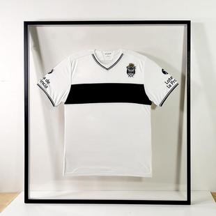 t恤球衣双面透明装裱球衣裱框定制无损装裱实木相框专业可逆装裱