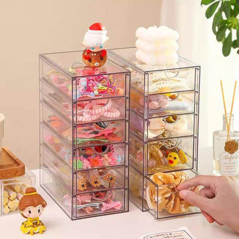 大肠发圈收纳盒儿童发饰盒女孩头绳皮筋发卡首饰盒宿舍桌面强神器,收纳整理,茶具收纳盒,淘宝优惠券,粉丝福利购,淘宝优惠卷